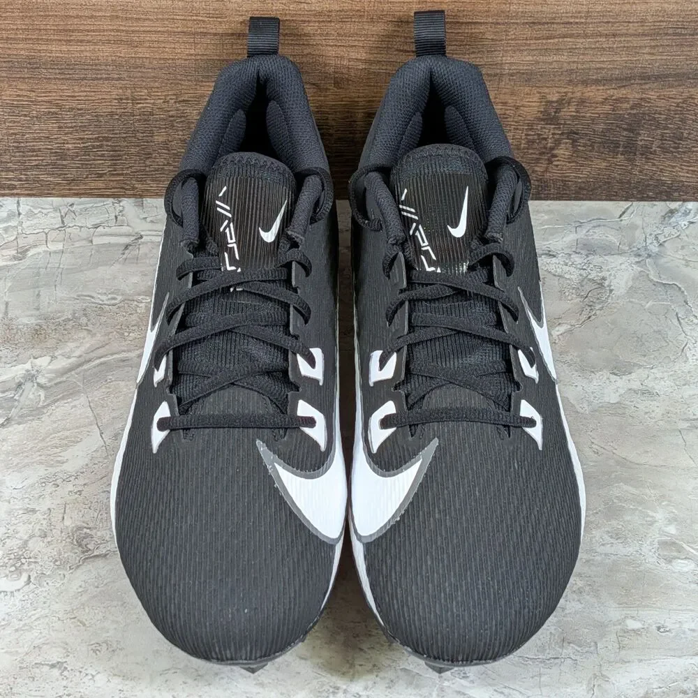 Nike Vapor Edge Speed 360 2 Men's 11.5 Black White Football Cleats DA5455-001